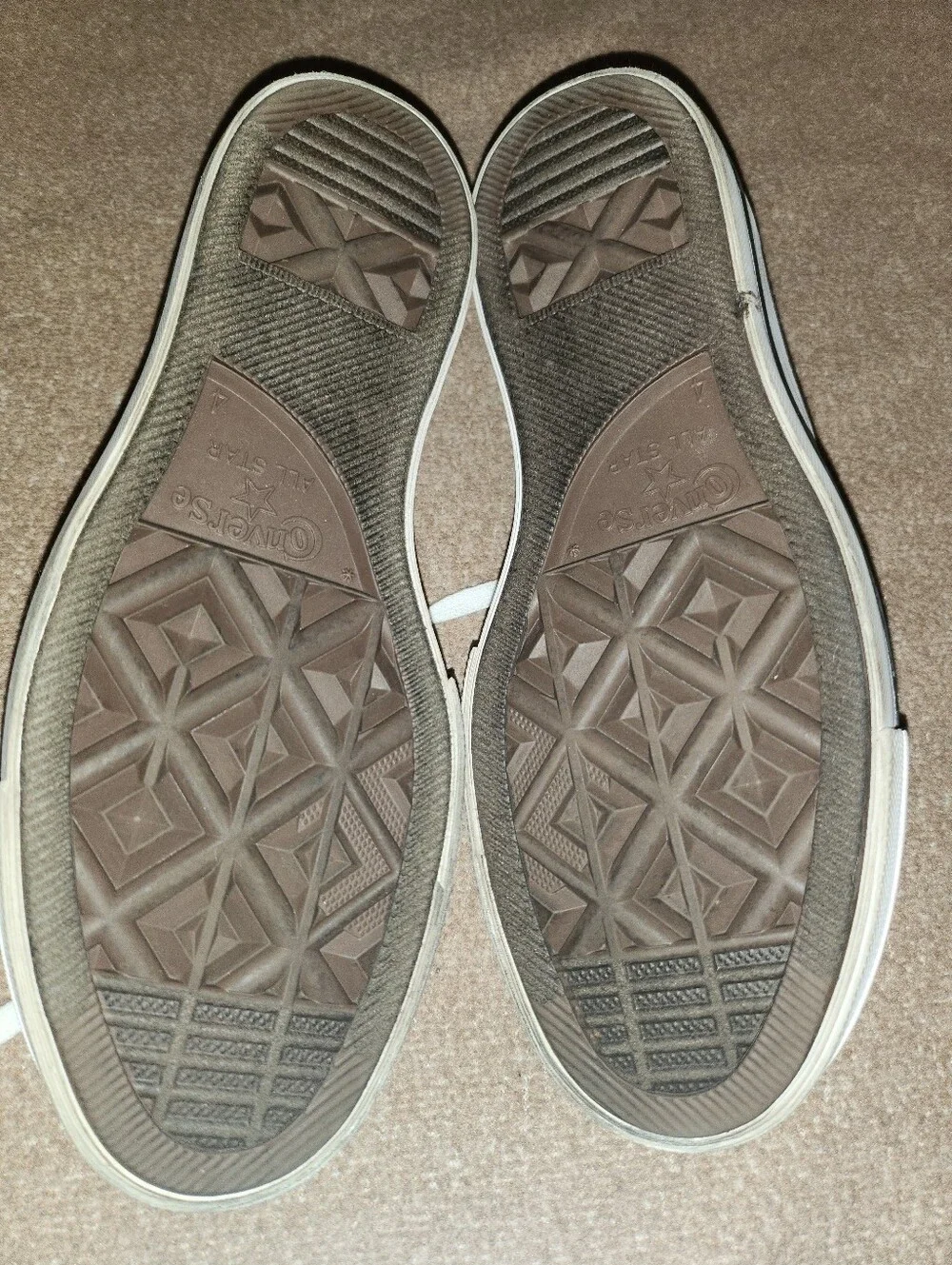 Women's Converse White Canvas Platform Lace-Up Sneakers Size 6 - Picture 5 of 5